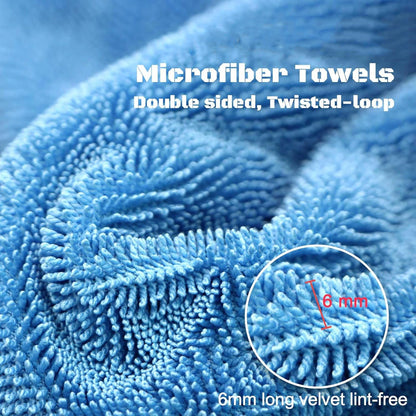 Twisted-Loop Microfiber Drying Towel