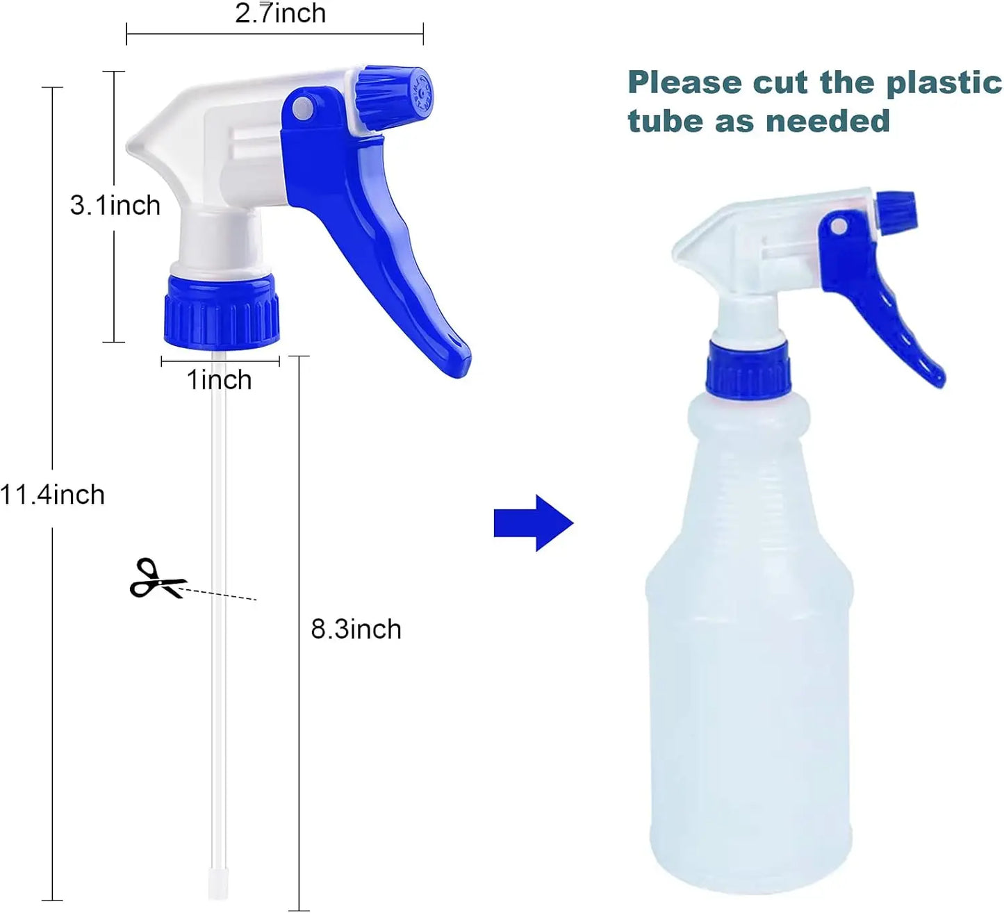 6Pcs Heavy Duty Trigger Sprayer