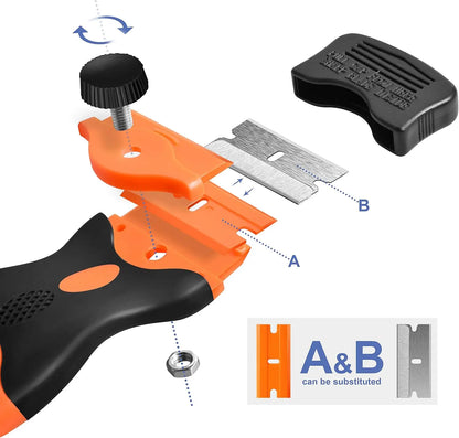 Double-Edged Razor Scraper