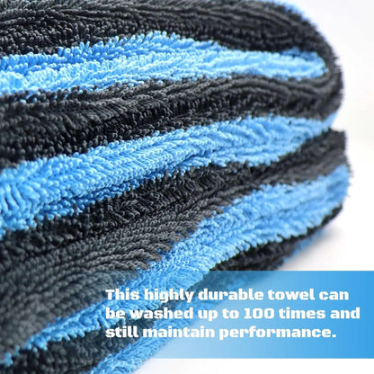 Twisted-Loop Microfiber Drying Towel